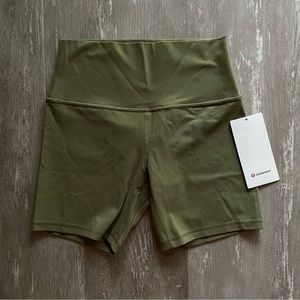 Lululemon Align HR Short 6" - Bronze Green